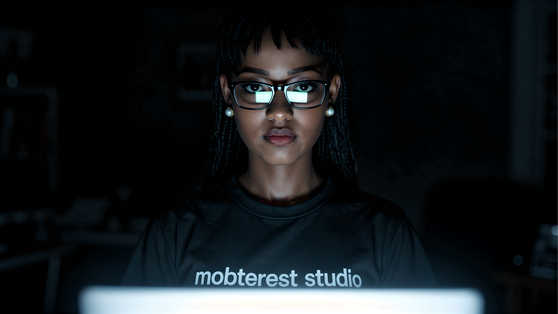 Mobile app development workspace with wireframes and prototypes