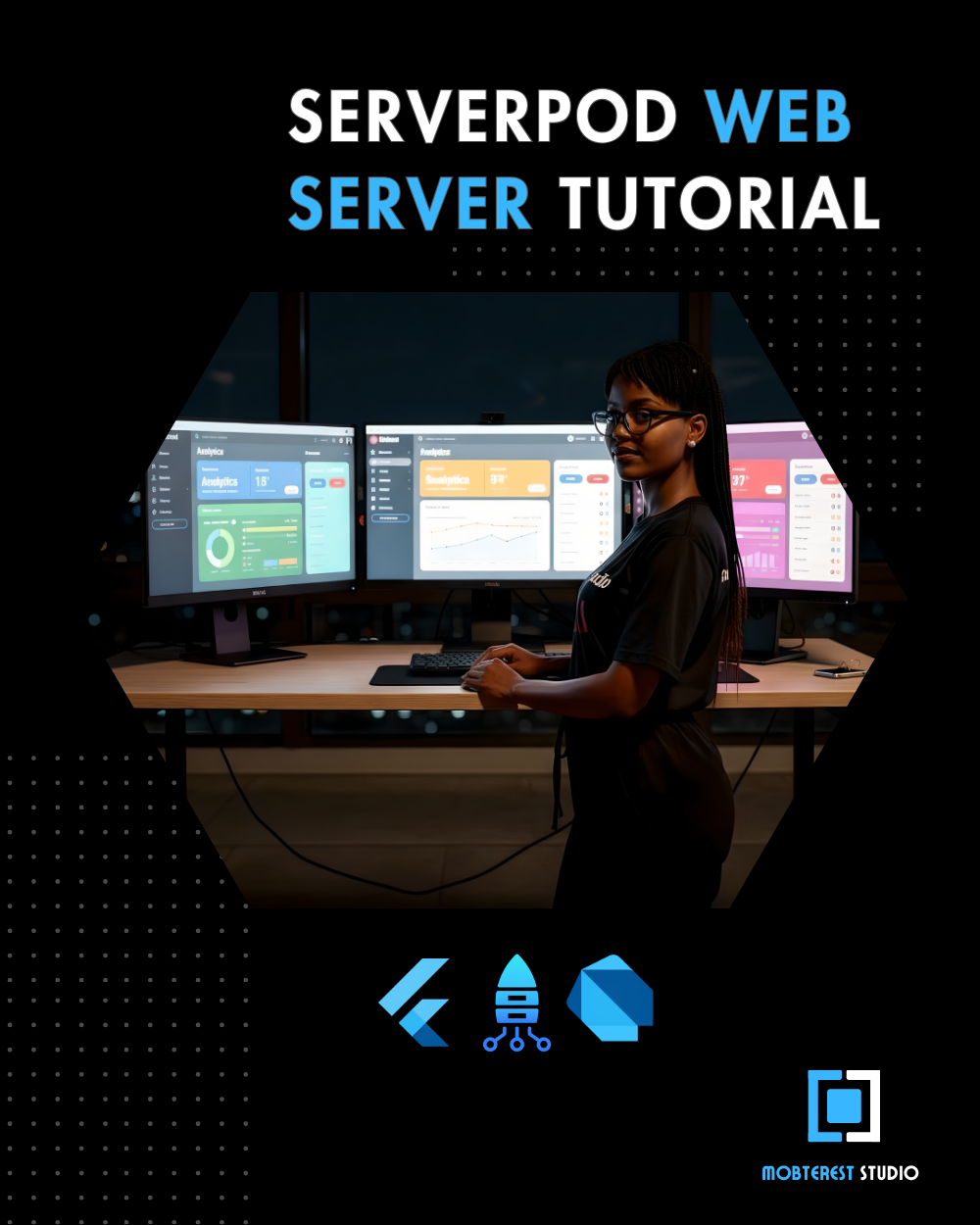 Serverpod In-Built Web Server Tutorial: Build a Full-Stack Analytics Dashboard cover
