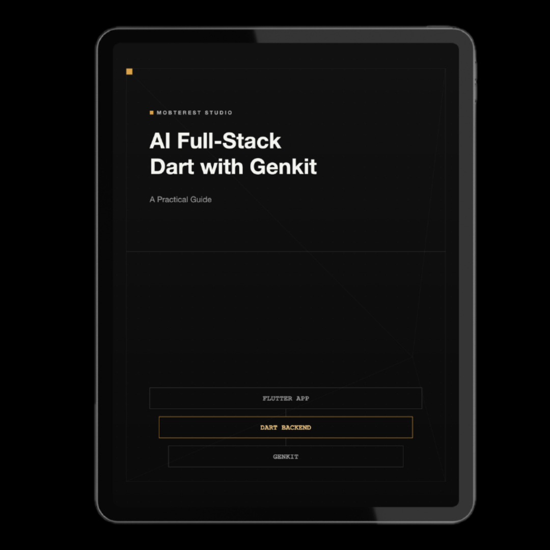 AI Full-Stack Dart with Genkit cover